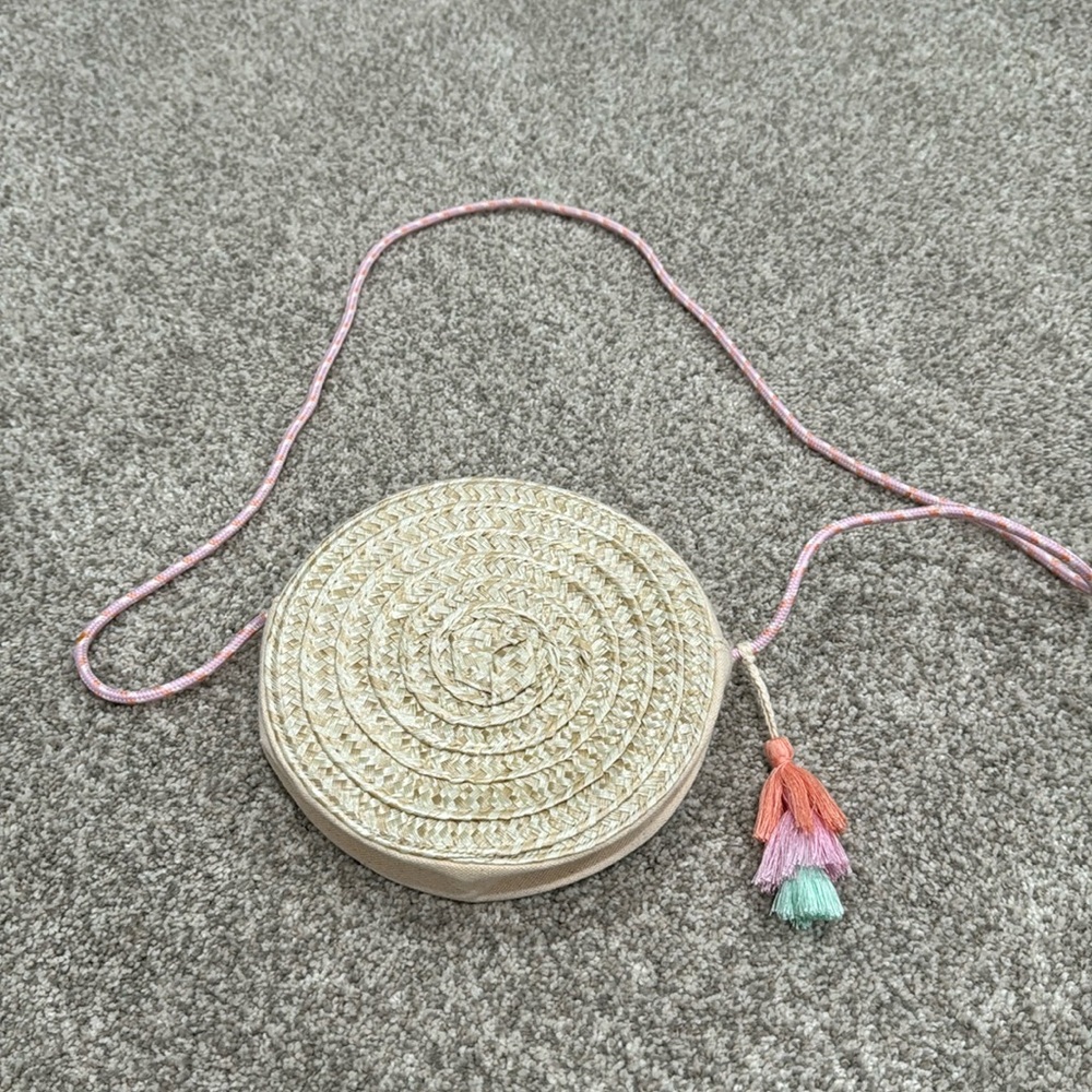 Carter’s Round kids Straw Bag.